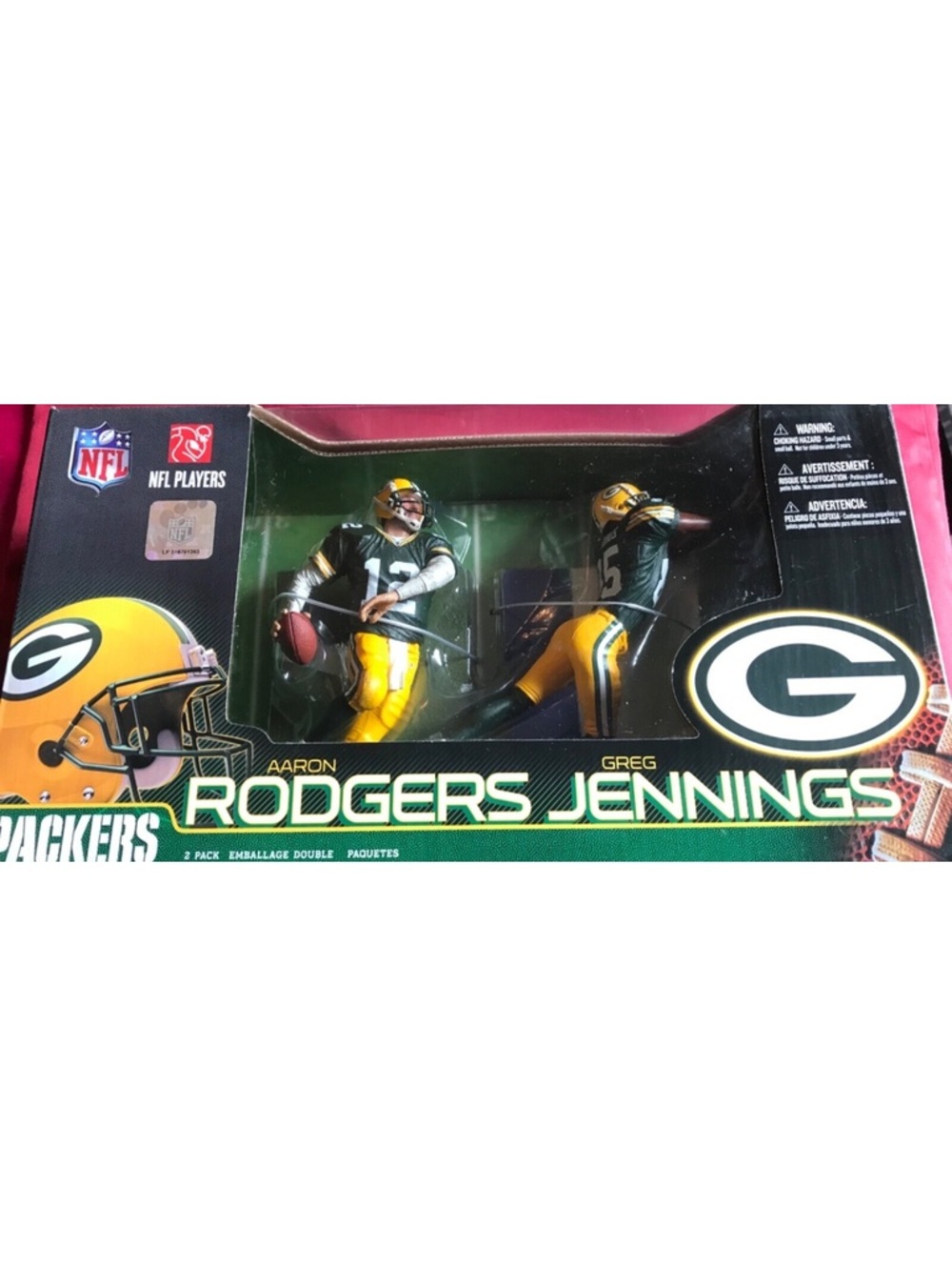 McFarlane - NFL - 2 Pack - Green Bay Packers - Aaron Rogers & Greg Jennings